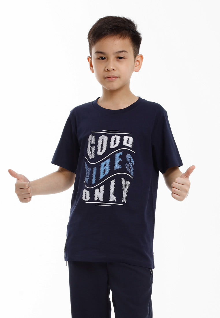 Forest Baju T Shirt Budak Lelaki | Forest Kids Regular Fit Graphic Crew Neck Short Sleeve T Shirt Kids - FK20331
