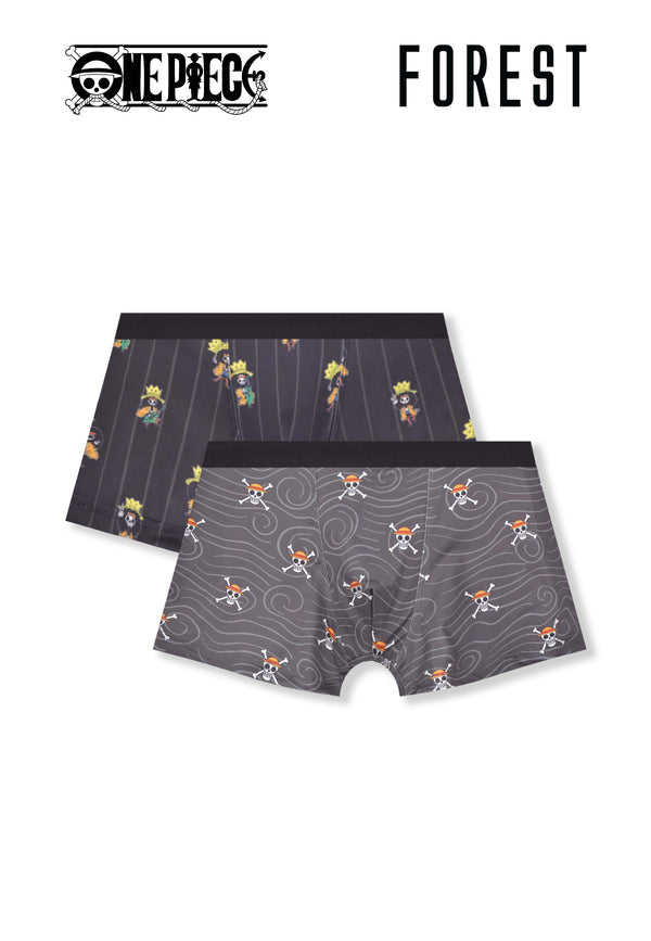 Forest Seluar Dalam Budak | (2 Pcs) Forest X One Piece Kids Microfiber Spandex Shorty Brief Underwear- NUJ0007S