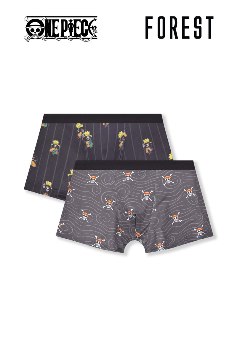 Forest Seluar Dalam Budak | (2 Pcs) Forest X One Piece Kids Microfiber Spandex Shorty Brief Underwear- NUJ0007S