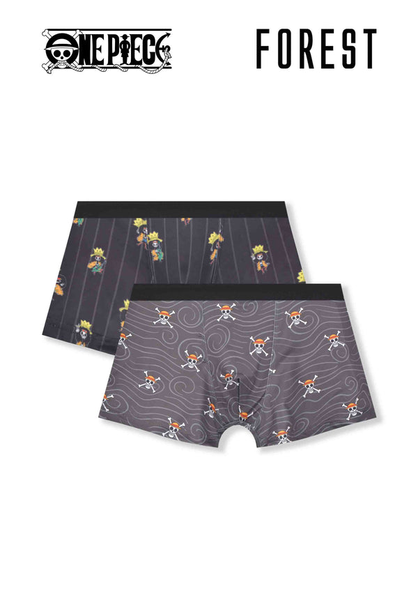 Forest Seluar Dalam Budak | (2 Pcs) Forest X One Piece Kids Microfiber Spandex Shorty Brief Underwear- NUJ0007S