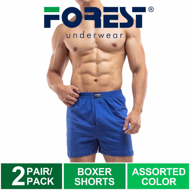 Forest Seluar Dalam Lelaki | (1pc) Forest Underwear 100% Cotton Boxer Short-OUF0001X / OUF0003X (PLUS SIZE)