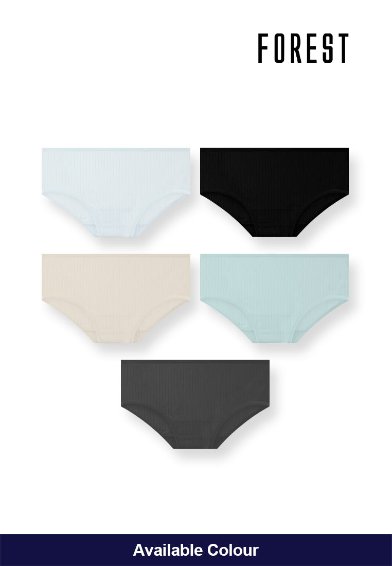 Forest Seluar Dalam Perempuan | (3 Pcs) Forest Ladies Cotton Spandex Maxi Penties Underwear Assorted Colours - FLD0076MX
