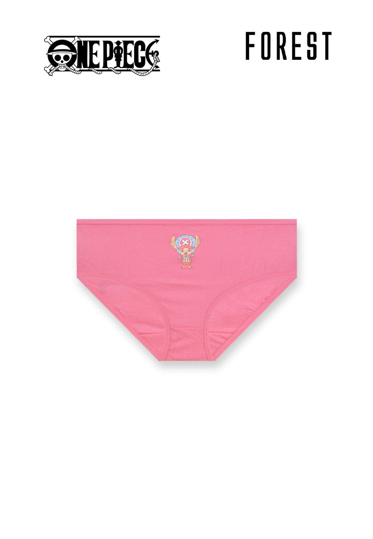 Forest Seluar Dalam Budak | (5 Pcs) Forest X One Piece Girls Cotton Mini Brief Underwear-NLJ0036M
