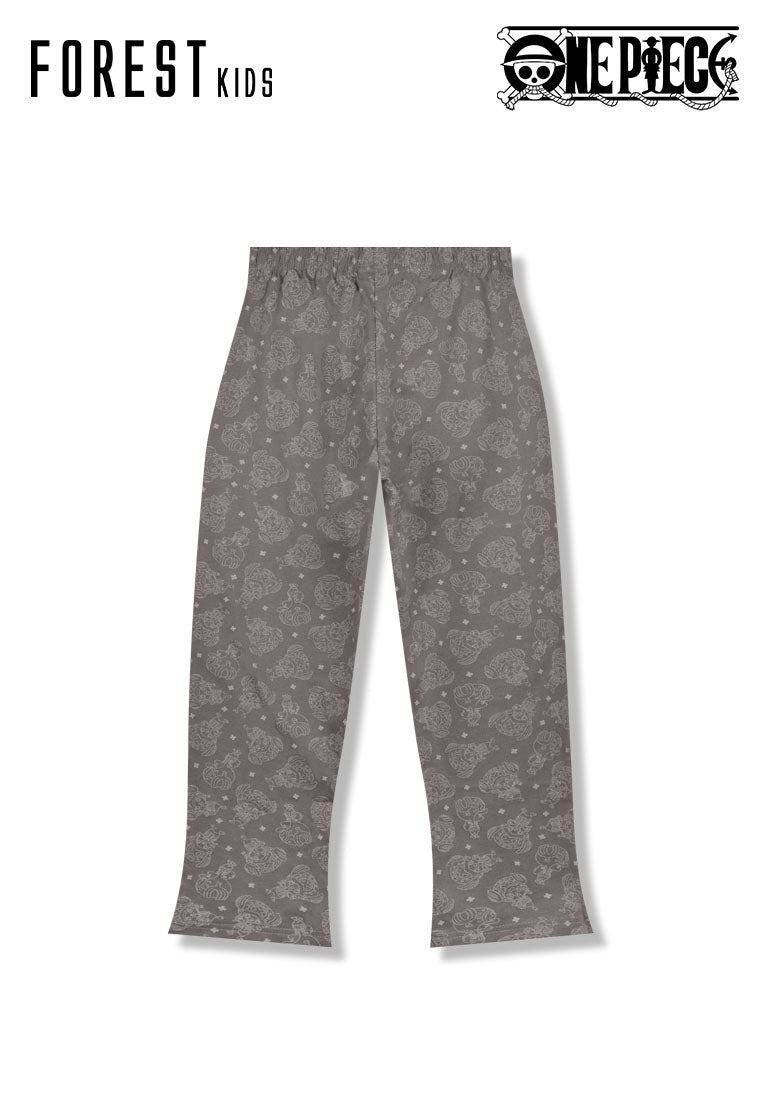 Forest Seluar Panjang Budak | (1 Pc) Forest X One Piece Kids 100% Cotton Long Pants Pyjamas-NPJ0036L