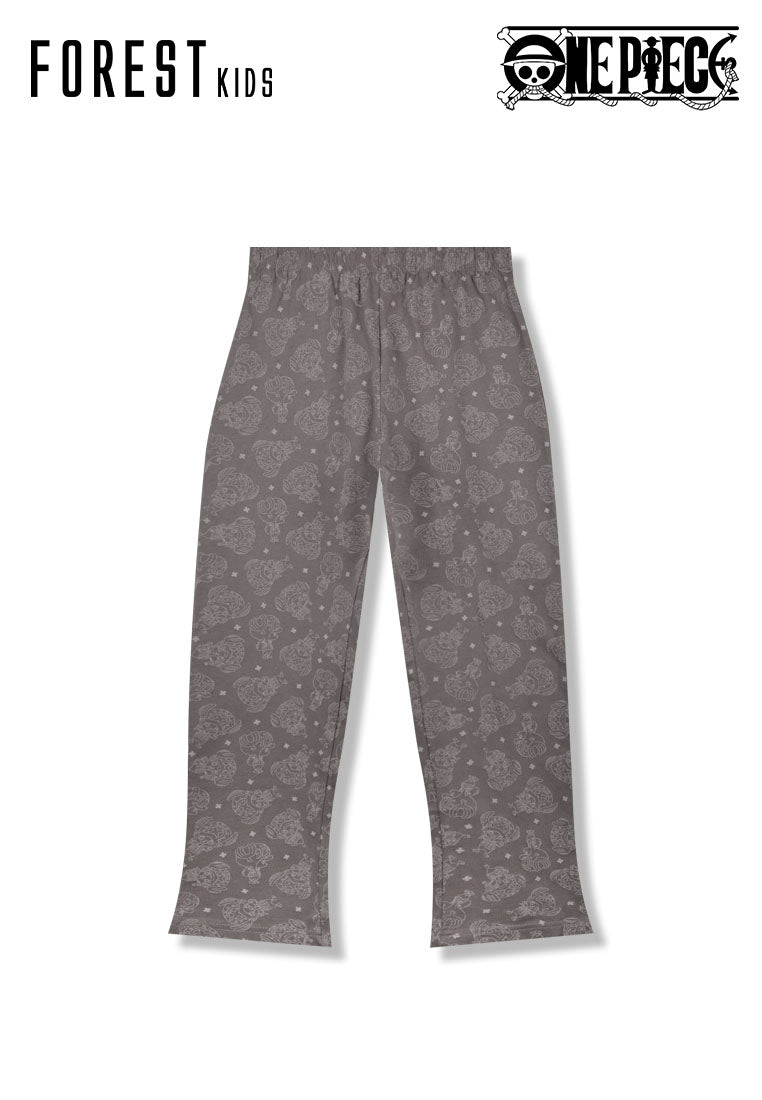 Forest Seluar Panjang Budak | (1 Pc) Forest X One Piece Kids 100% Cotton Long Pants Pyjamas-NPJ0036L