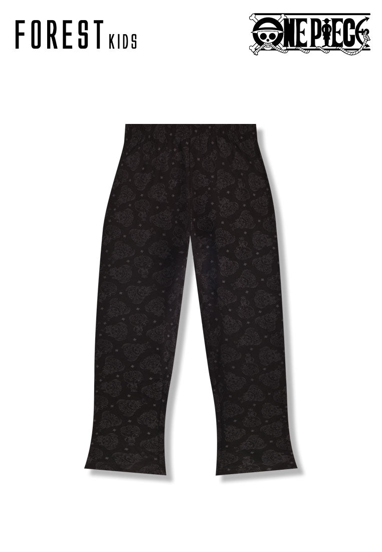 Forest Seluar Panjang Budak | (1 Pc) Forest X One Piece Kids 100% Cotton Long Pants Pyjamas-NPJ0036L