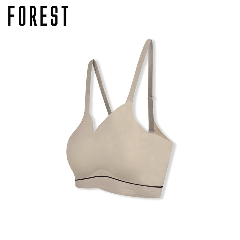 (1Pc) Forest Ladies Nylon Spandex Seamless Bra Selected Colours- FBD0053L