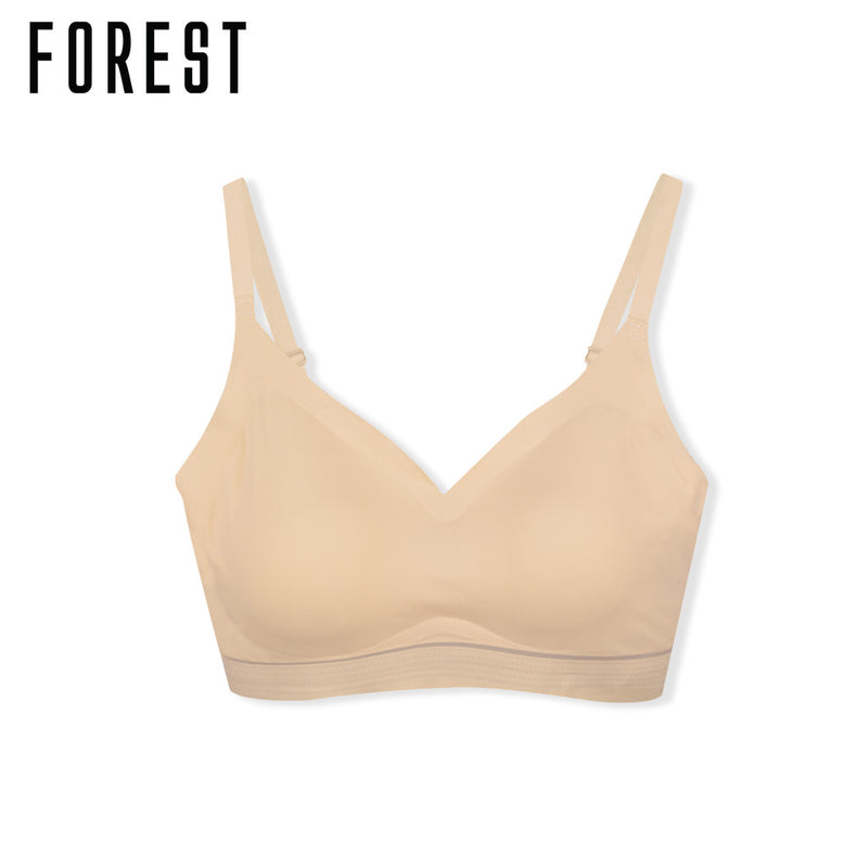 (1Pc) Forest Ladies Nylon Spandex Seamless Bra Selected Colours- FBD0053L