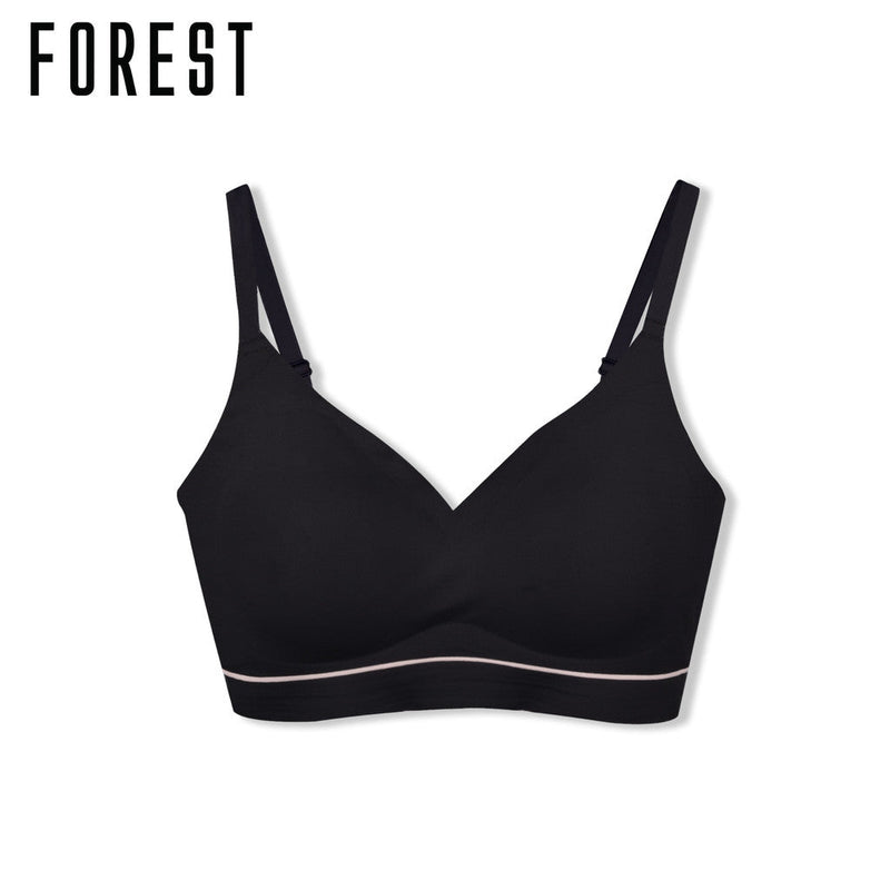 (1Pc) Forest Ladies Nylon Spandex Seamless Bra Selected Colours- FBD0053L