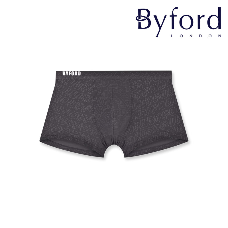 (2 Pcs) Byford Mens Microfiber Spandex Shorty Brief Underwear Assorted Colours - BUB747S
