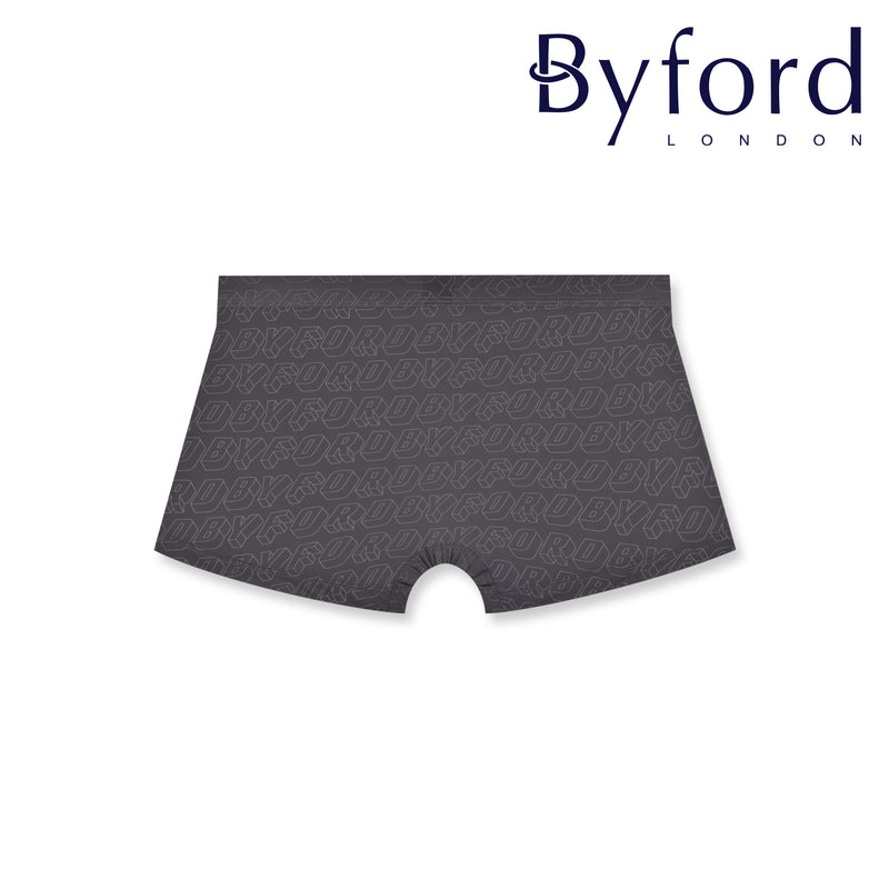 (2 Pcs) Byford Mens Microfiber Spandex Shorty Brief Underwear Assorted Colours - BUB747S