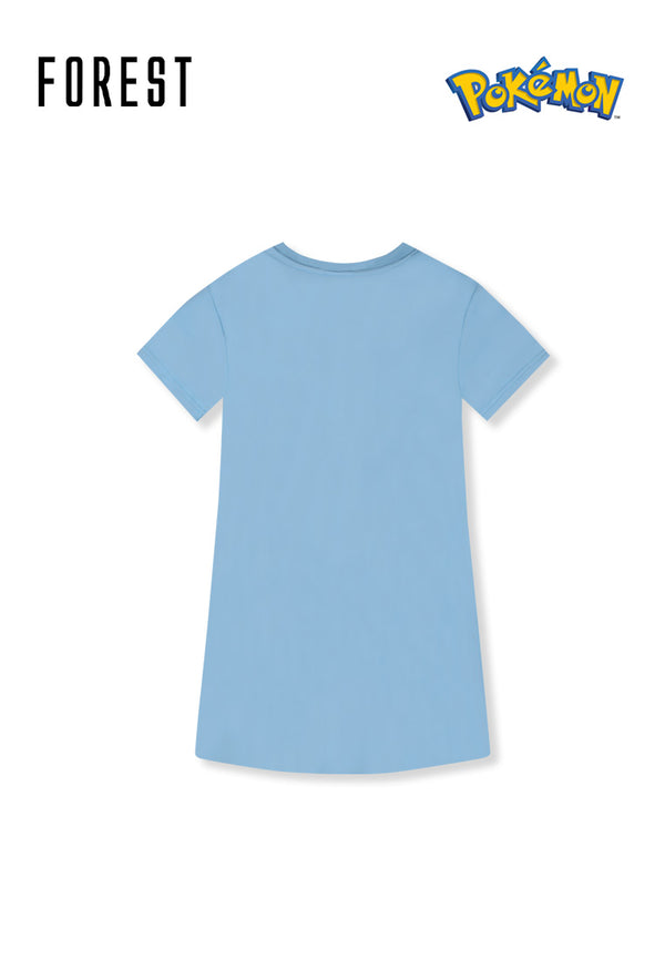 (1 Pc) Pokémon Ladies Microfibre Spandex Sleep Dress Pyjamas Selected Colours - PPL1068D