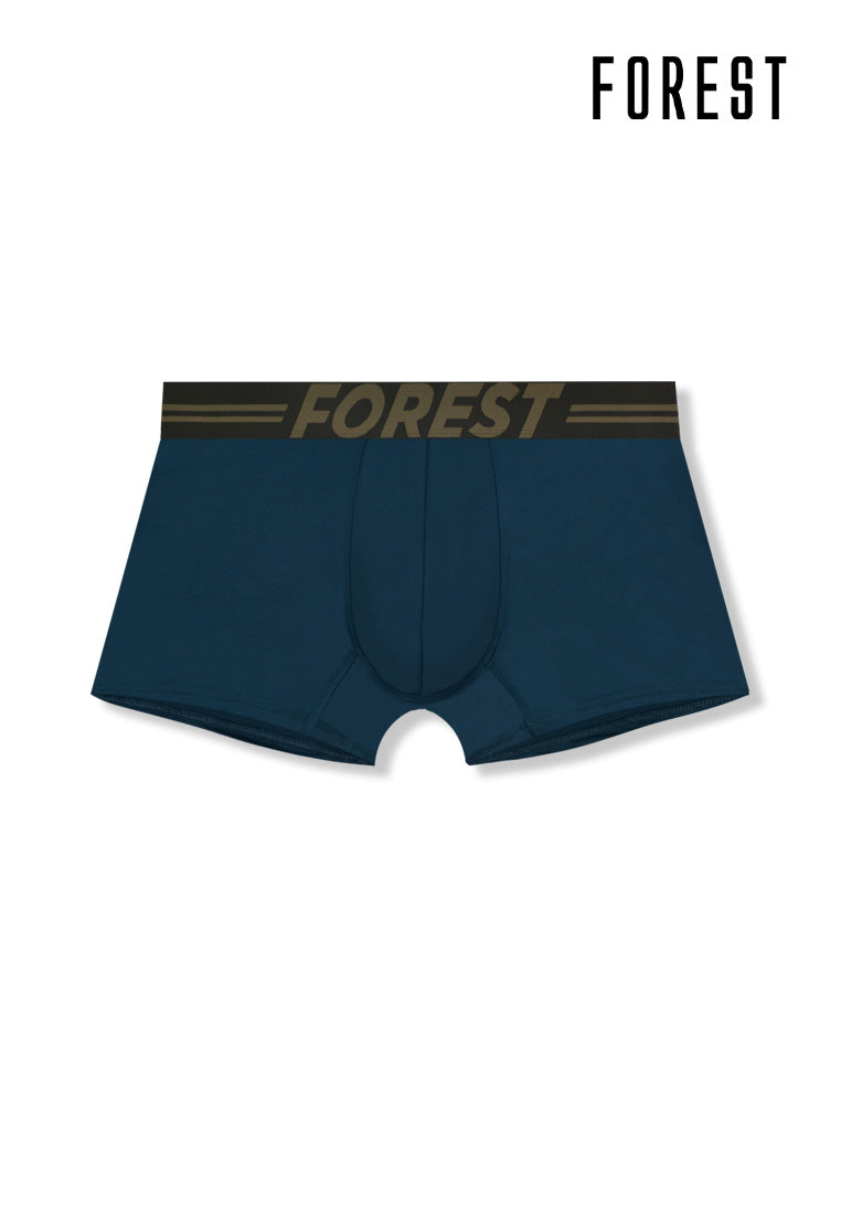 (2 Pcs) Forest Mens Microfiber Spandex Shorty Brief Underwear Assorted Colours - FUD0166S