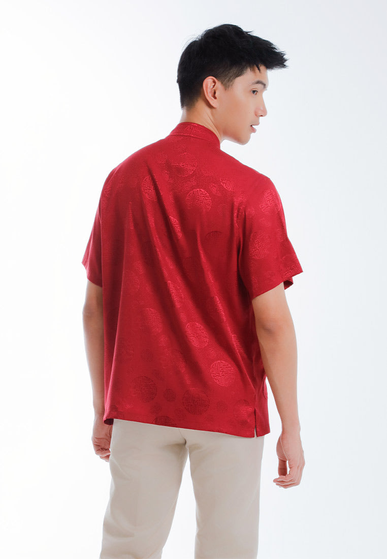 Alain Delon CNY Tang Fu Lelaki | Alain Delon Mens Tang Fu Short Sleeve - 14526001