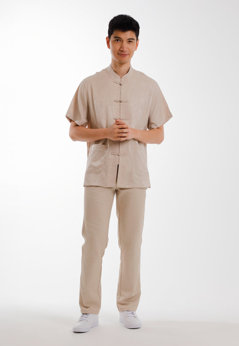 Alain Delon CNY Tang Fu Lelaki | Alain Delon Mens Tang Fu Short Sleeve - 14526001