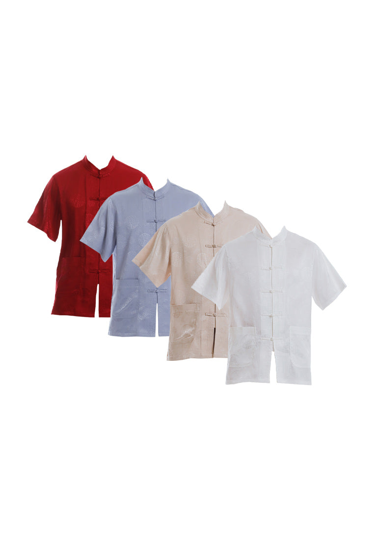 Alain Delon CNY Tang Fu Lelaki | Alain Delon Mens Tang Fu Short Sleeve - 14526001