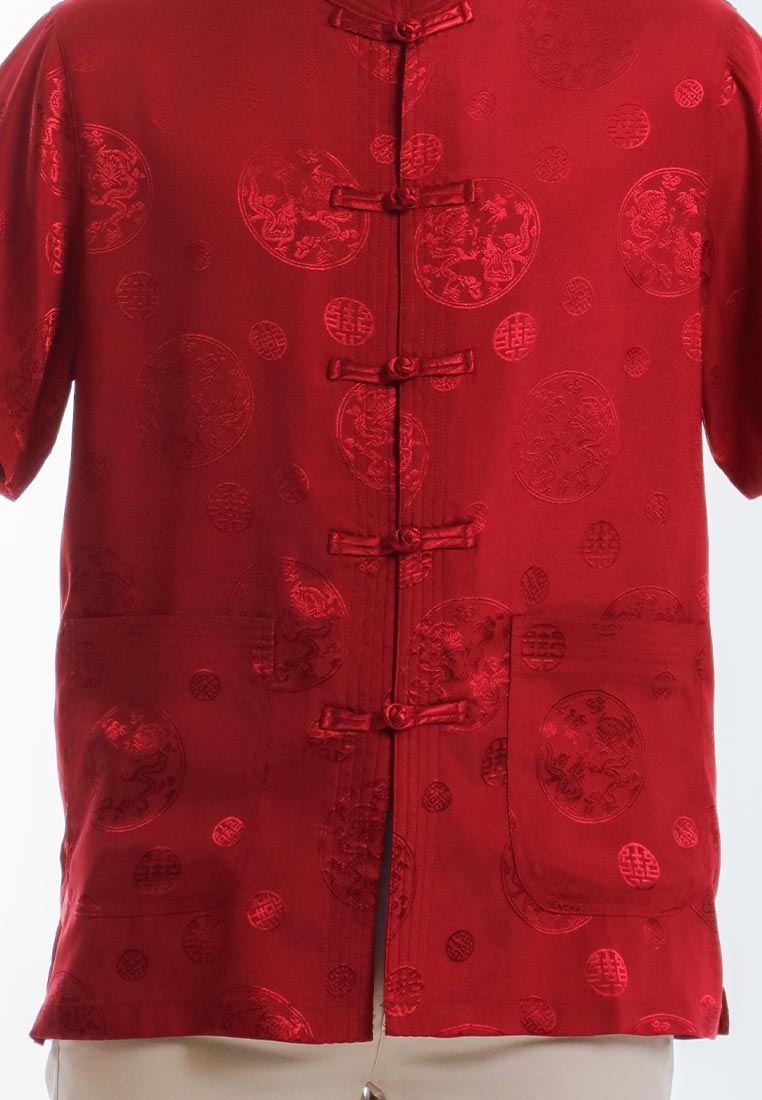 Alain Delon CNY Tang Fu Lelaki | Alain Delon Mens Tang Fu Short Sleeve - 14526002