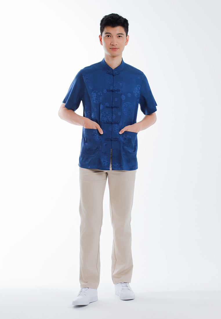 Alain Delon CNY Tang Fu Lelaki | Alain Delon Mens Tang Fu Short Sleeve - 14526002