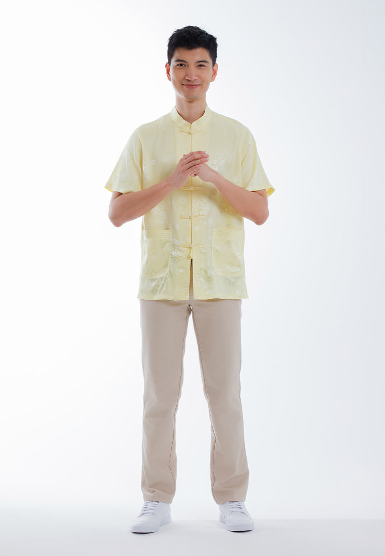 Alain Delon CNY Tang Fu Lelaki | Alain Delon Mens Tang Fu Short Sleeve - 14526002