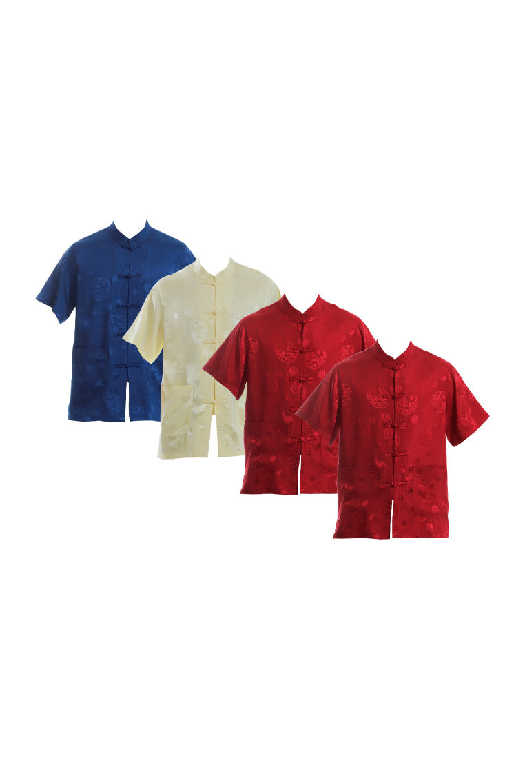 Alain Delon CNY Tang Fu Lelaki | Alain Delon Mens Tang Fu Short Sleeve - 14526002