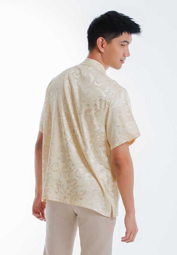 Alain Delon CNY Tang Fu Lelaki | Alain Delon Mens Tang Fu Short Sleeve - 14526003