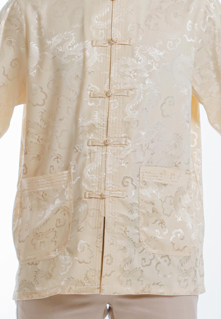 Alain Delon CNY Tang Fu Lelaki | Alain Delon Mens Tang Fu Short Sleeve - 14526003