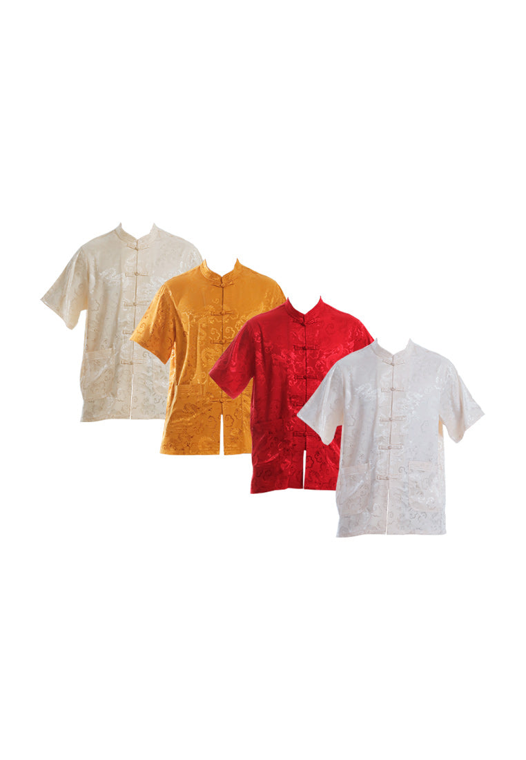 Alain Delon CNY Tang Fu Lelaki | Alain Delon Mens Tang Fu Short Sleeve - 14526003