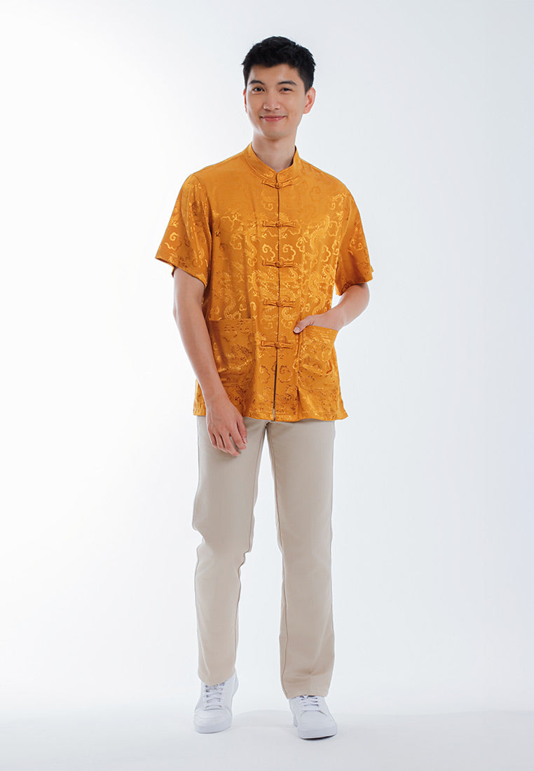 Alain Delon CNY Tang Fu Lelaki | Alain Delon Mens Tang Fu Short Sleeve - 14526003