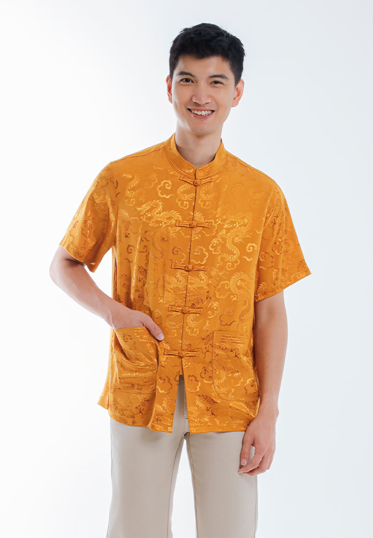 Alain Delon CNY Tang Fu Lelaki | Alain Delon Mens Tang Fu Short Sleeve - 14526003