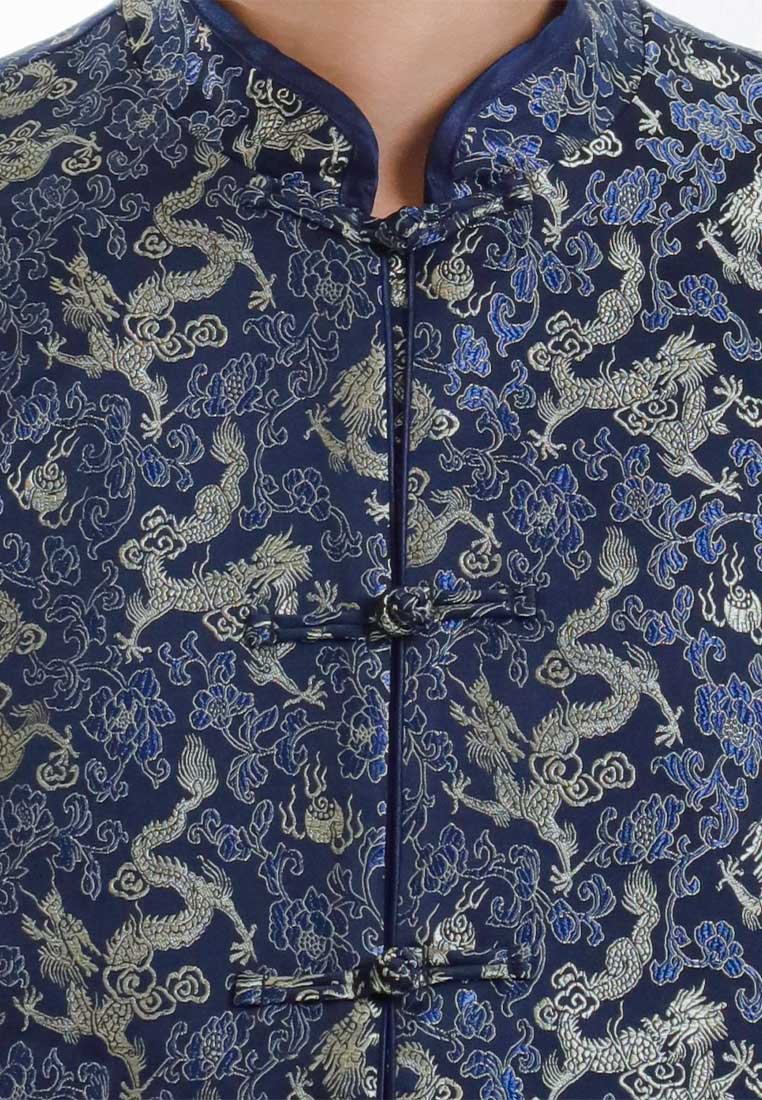 Byford CNY Tang Fu Lelaki | Byford Mens Tang Fu Jacquard Short Sleeve - 3426901Z