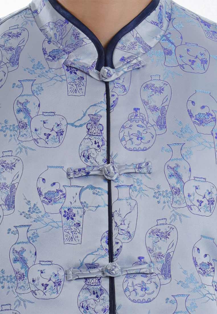 Byford CNY Tang Fu Lelaki | Byford Mens Tang Fu Jacquard Short Sleeve - 3426904Z