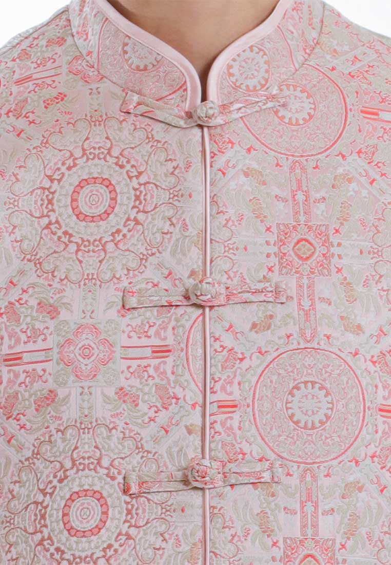 Byford CNY Tang Fu Lelaki | Byford Mens Tang Fu Jacquard Short Sleeve - 3426907Z