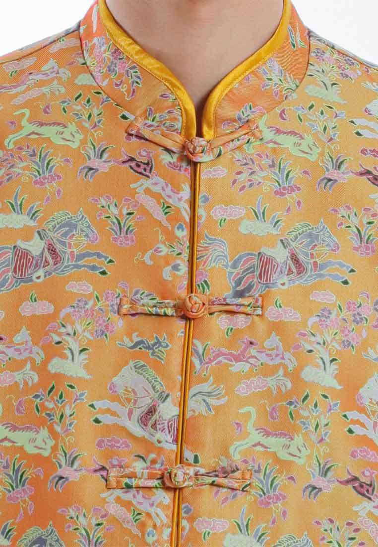 Byford CNY Tang Fu Lelaki | Byford Mens Tang Fu Jacquard Short Sleeve - 3426906Z