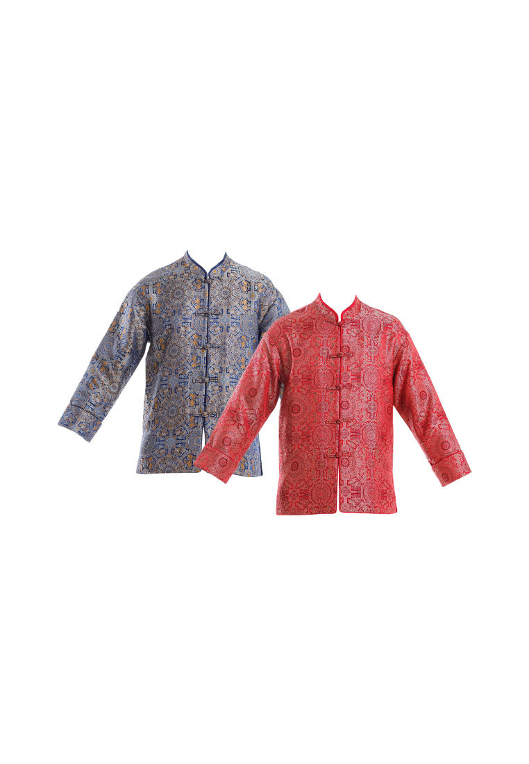 Byford CNY Tang Fu Lelaki | Byford Mens Tang Fu Jacquard Long Sleeve - 3526901Z