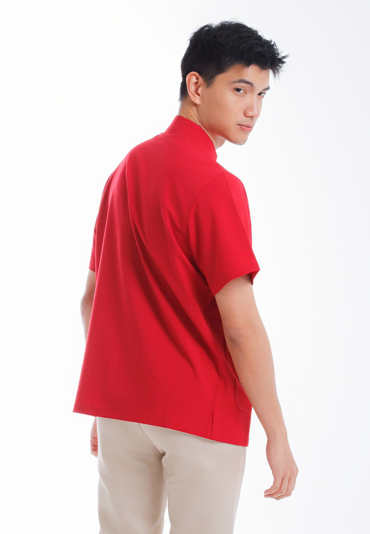 Alain Delon CNY Tang Fu Lelaki | Alain Delon Mens Tang Fu Short Sleeve - 14526011