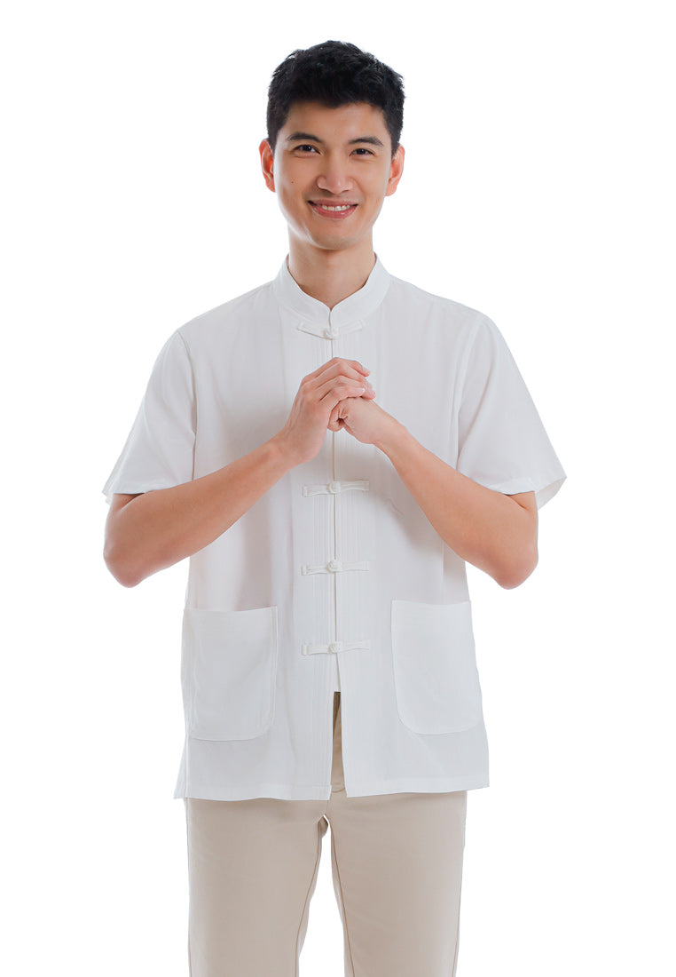 Alain Delon CNY Tang Fu Lelaki | Alain Delon Mens Tang Fu Short Sleeve - 14526004