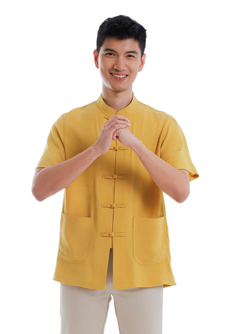 Alain Delon CNY Tang Fu Lelaki | Alain Delon Mens Tang Fu Short Sleeve - 14526004