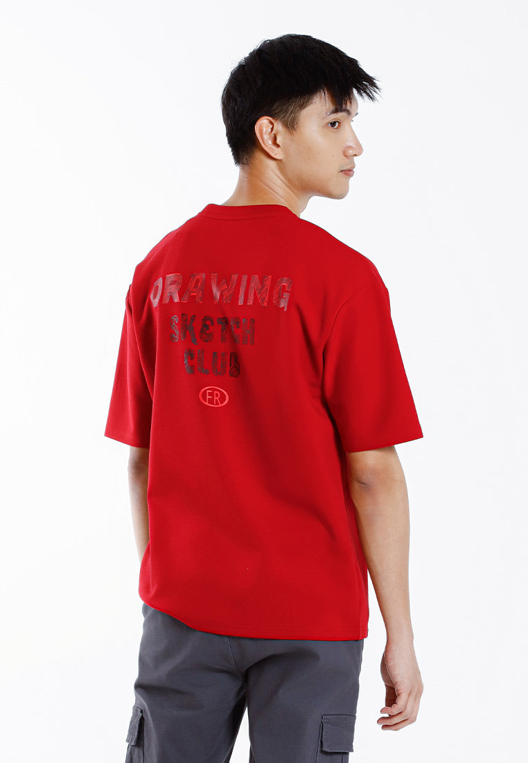 Forest T-Shirt Lelaki | Forest Oversized Premium Weight Cotton Oversized Tee Men - 23973