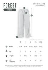 Forest Ladies Premium Cotton Loose Fit Long Sleeve Tee / Long Pants Comfy Lounge Wear - 822342 / 810485