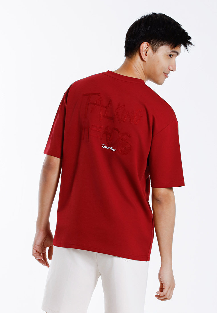 Forest T-Shirt Lelaki | Forest Oversized Premium Weight Cotton Oversized Tee Crew Neck Short Sleeve T Shirt Men - 621426