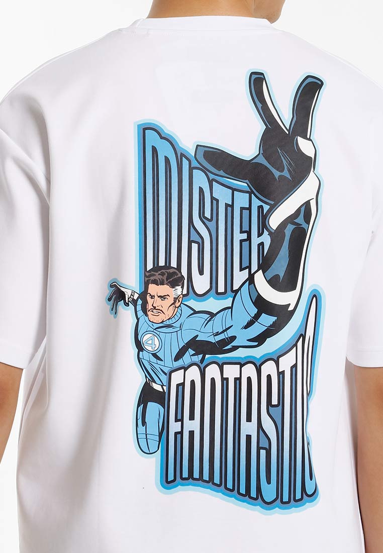 Forest Baju T Shirt Lelaki | Forest x Marvel Fantastic 4 Air-Cotton Oversized Heavy Weight Mens Tee - FA20021