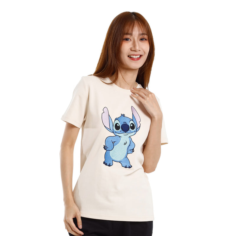 Forest x Disney Stitch Premium Weight Cotton Round Neck Tee Family Tee Men/Ladies/Kids - FW20143 / FW820143 / FWK20143