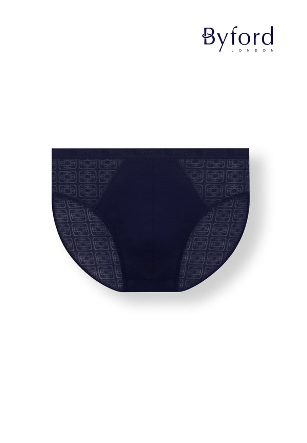 (2 Pcs) Byford Mens Microfibre Spandex Mini Brief Underwear Assorted Colours - BUB769M