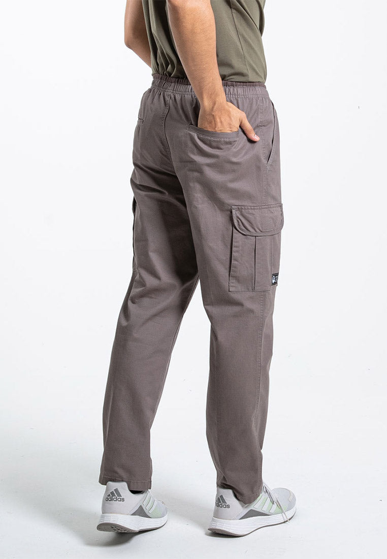 Forest Cotton Twill Stretchable Cargo Pants Men Cargo Long Pants Trousers | Seluar Lelaki Cargo Panjang - 10771