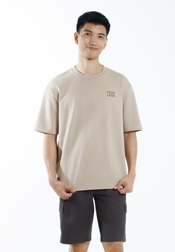 Forest T Shirt Lelaki | Forest Oversized Heavy Weight 380gsm Dual-ply Cotton Yarn Short Sleeve T Shirt Men - 24089