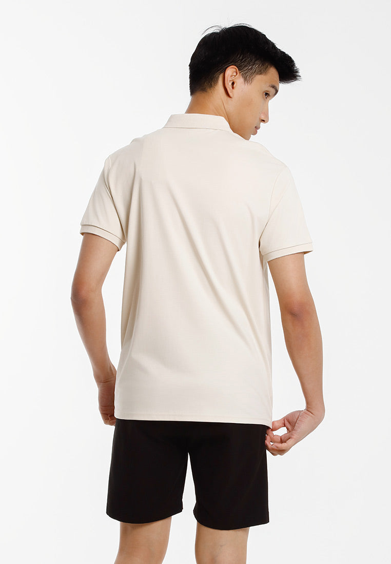 Forest T-Shirt Lelaki | Forest Soft-touch Cotton Interlock Polo T Shirt Men Slim Fit Collar Tee - 24000