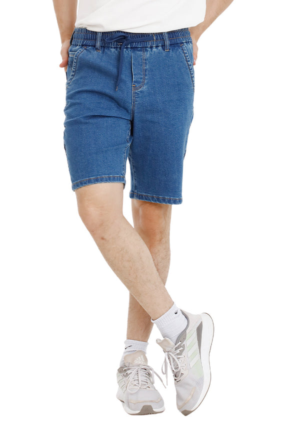 Forest Casual Denim Elastic Shorts Pants | Seluar Pendek Lelaki - 670220