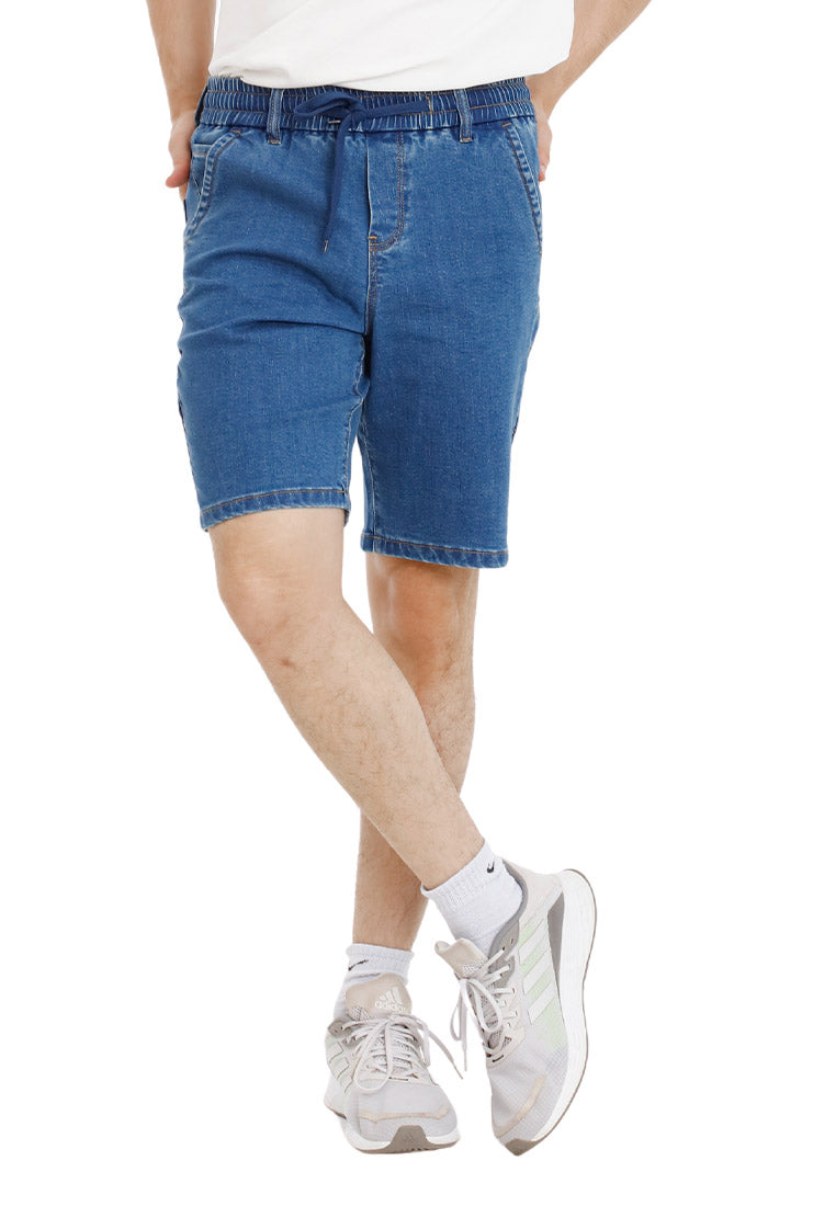 Forest Casual Denim Elastic Shorts Pants | Seluar Pendek Lelaki - 670220