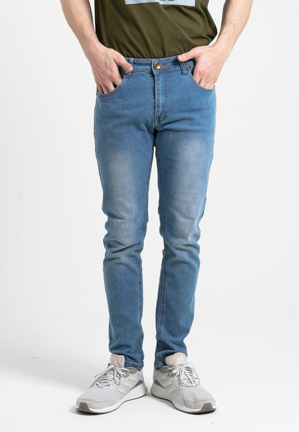 Forest Stretchable Slim Fit Jeans Men Denim Jeans | Seluar Jeans Lelaki Slim Fit - 610216