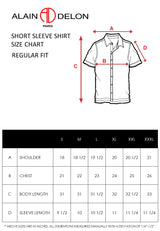 Alain Delon Short Sleeve Regular Fit Plain Business Shirt  - 14024015